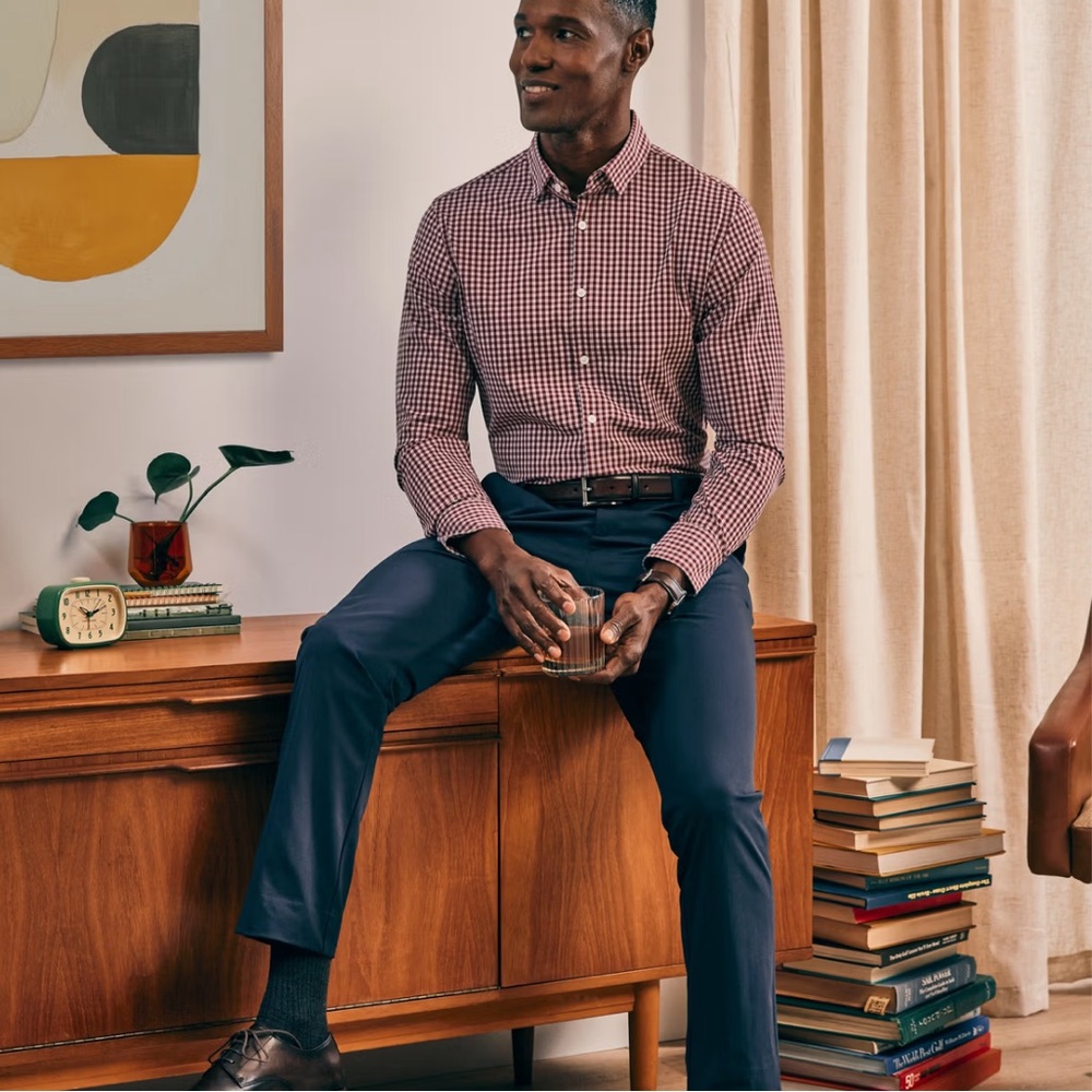 Mizzen+Main Leeward Checkered Button Down